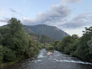 Bozen in Tirol beeindruckt und erstaunt mit seinem Bergpanorama