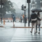 Regen in der Stadt